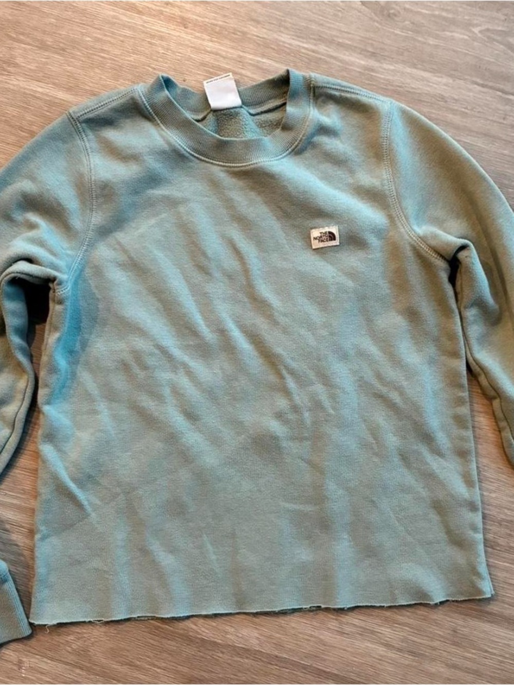 The North Face Sage Green Logo Crewneck Sweatshirt
